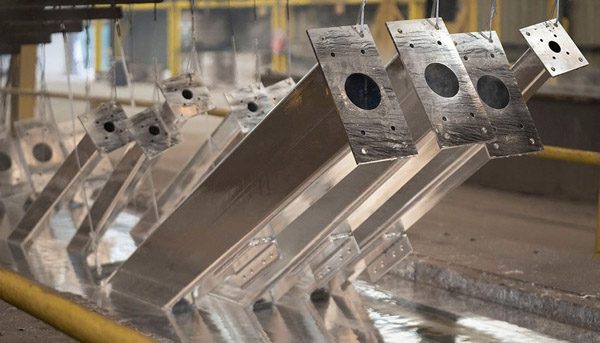 Steel parts after hot-dip galvanizing