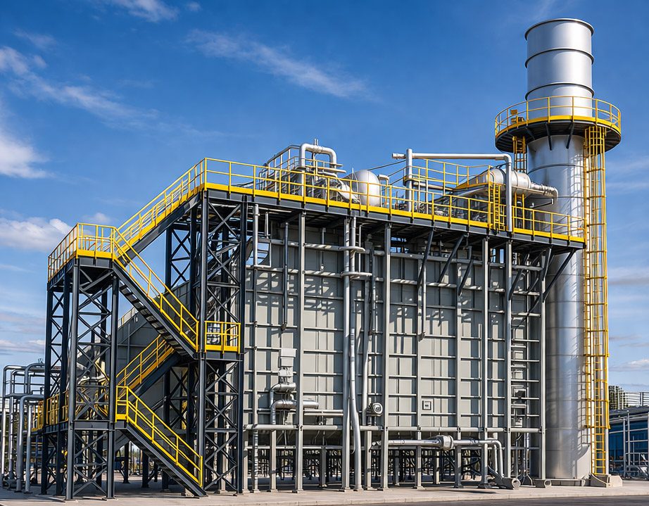 HRSG heavy industrial structure fabrication in Mexico